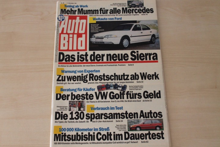 Deckblatt Auto Bild (46/1991)